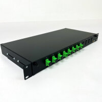 LightMax Glasfaser-Patchpanel, 12 Anschlüsse, Rackmount
