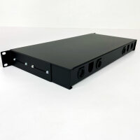 LightMax fiber optic patch panel, 12 ports, rackmount
