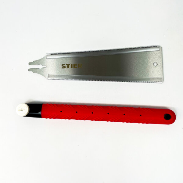 STIER Pull Saw 250 mm: Precision double-toothed pull saw, finest wood cuts, blade thickness 0.6 mm, versatile, perfect for precise cuts
