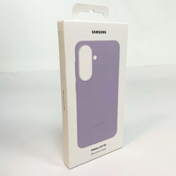 Samsung Silikonhülle Galaxy A37 5G Backcover Hellviolett EF-PA376CVEGWW