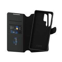 CARE by PanzerGlass Tango 2-in-1 Wallet Case for Galaxy S25 Ultra, Qi-enabled Inner Shell, Black, CRRRFTWLG38488