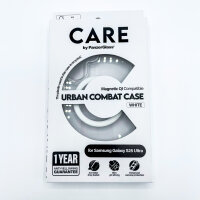 CARE by PanzerGlass Urban Combat Case Samsung Galaxy S25 Ultra Qi-kompatibel Weiß CRRFUWQG38488