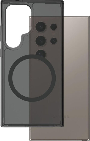 CARE by PanzerGlass Magnetic Phone Case for Samsung Galaxy S25 Ultra – Qi-compatible, Smokey Black, CRRFSBQG38488