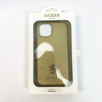 Guess GUHCP15SPS4DGPD Hardcase Metall-Logo Strass Leder...