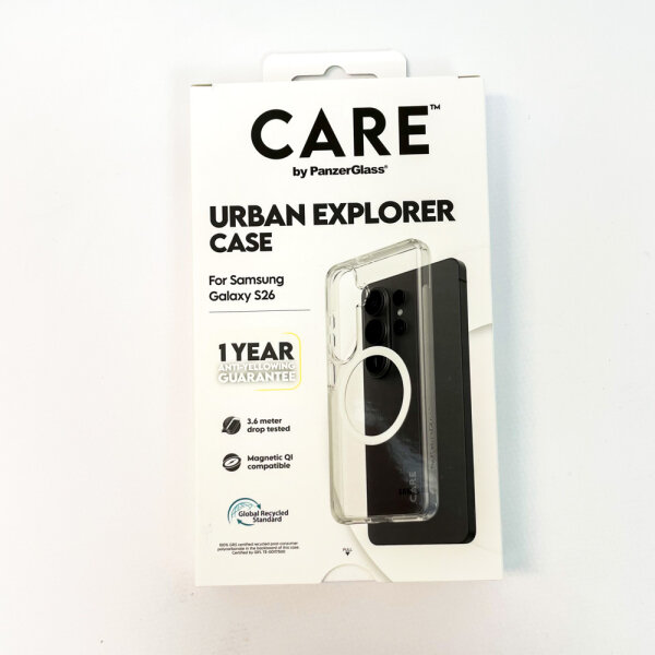 CARE by PanzerGlass Urban Explorer Combat Case Samsung Galaxy S26 Weiß CR14939