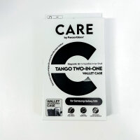 CARE by PanzerGlass Tango 2-in-1 Wallet Case for Samsung Galaxy S25, MagSafe, Black, CRRRFTWLG38388