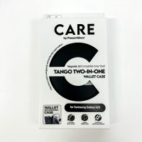 CARE by PanzerGlass Tango 2-in-1 Wallet Case for Samsung Galaxy S25, MagSafe, Black, CRRRFTWLG38388