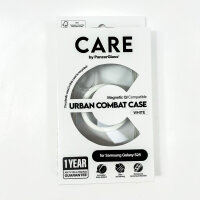 CARE by PanzerGlass CRRFUWQG38388 Urban Combat Case magnetisch Qi-kompatibel Galaxy S25 Weiß