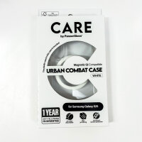 CARE by PanzerGlass CRRFUWQG38388 Urban Combat Case magnetisch Qi-kompatibel Galaxy S25 Weiß