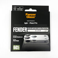 PanzerGlass Fender Camera Protector for iPhone 17 Pro, Silver, PG59749