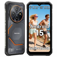 Blackview FORT 2 Smartphone, 6,56 Zoll, 8+16 GB RAM/256 GB, 5000 mAh, 13MP Front, 16MP Rear, NFC, Schwarz