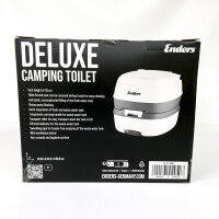 Enders DELUXE Campingtoilette, mobiles WC, 35 cm, B 38 × T 44,5 × H 36,5 cm, 4950