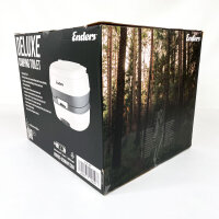 Enders DELUXE Campingtoilette, mobiles WC, 35 cm, B 38 × T 44,5 × H 36,5 cm, 4950