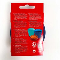 Faber-Castell Clic&Go Wasserbecher, Blau, faltbar, 181510
