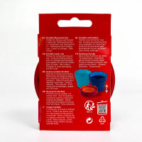 Faber-Castell Clic&Go Water Cup, Red, Foldable, 181517
