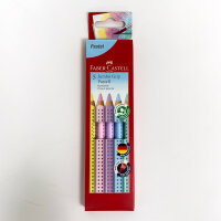 Faber-Castell 110991 Buntstifte-Set Jumbo Grip Pastell,...