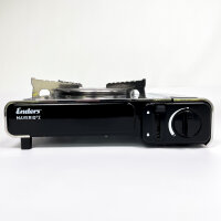 Enders MAVERIQ 1886 camping stove, continuously adjustable, piezo ignition, overheat protection, 2.2 kW burner, transport case