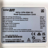 SolarEdge SE3000H-RWBMNBF54, Home Hub Wechselrichter, mit Backup HV-Speichersystem, 1-Phasig, 3kWh