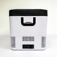 VEVOR K25, electric car cooler, 12/24 V DC, 25 L, compressor freezer, 60W mini fridge, white-black