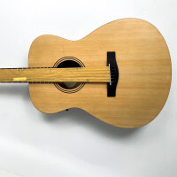 YAMAHA FSX400, electric-acoustic guitar, 6-string, compact concert body, 25-inch scale length, narrow string spacing, scalloped bracing, System-66 preamp, natural satin finish, VEX6790
