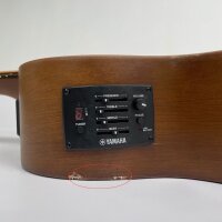 YAMAHA FSX400, electric-acoustic guitar, 6-string, compact concert body, 25-inch scale length, narrow string spacing, scalloped bracing, System-66 preamp, natural satin finish, VEX6790