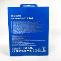 Samsung T7 Shield, MU-PE1T0K, Portable SSD, 1TB, USB Typ-C, 3.2 Gen 2, 1050 MB/s, Passwortschutz, Beige