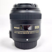 Nikon AF-S DX Micro NIKKOR 40 mm f/2,8G Objektiv, Schwarz, 2230490