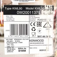 Kenwood Titanium Chef Patissier XL, KWL90.034SI, 7 l, rotary knob, LCD, stainless steel, metal, silver