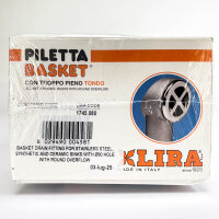 LIRA Piletta Basket Spülen-Siebkorbventil, mit rundem Überlauf, 3½″ x 1½″, 1745.080