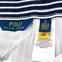 Polo Ralph Lauren 710743317007 Traveler Bengal-Stripe Badeshorts, Größe L, Herren, Marineblau/Weiß
