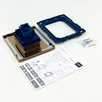 Grohe Skate Cosmopolitan WC flush plate 38732DL0 156x197mm vertical mounting dual flush and start/stop Warm Sunset