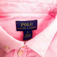 Polo Ralph Lauren 313934188002 Oxford sleeveless casual dress for girls size 6 Bath Pink