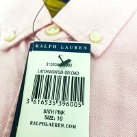 Polo Ralph Lauren Oxford sleeveless casual dress for girls, size 10, Bath Pink, 313934188002
