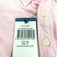Polo Ralph Lauren 313934188002 Oxford sleeveless casual dress for girls size 12 Bath Pink
