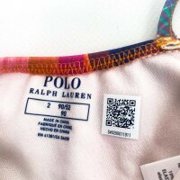 Polo Ralph Lauren 312935447001 Patchwork Plaid One-Piece Swimsuit, Size 2 (90/52), Girls, Multicolor/Pink