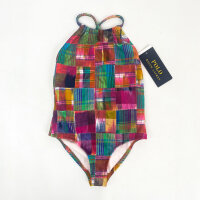 Polo Ralph Lauren Patchwork Plaid One-Piece Badeanzug,...