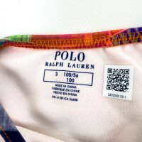 Polo Ralph Lauren Patchwork Plaid One-Piece Swimsuit, Size 3 (100/56), Girls, Multicolor/Pink, 312935447001