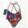 Polo Ralph Lauren Patchwork Plaid One-Piece Swimsuit, Size 4 (110/56) Girls, Multicolor/Pink, 312935447001