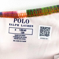 Polo Ralph Lauren 312935447001 Patchwork Plaid One-Piece Swimsuit Multicolor/Pink Girls Size 6 (120/60)