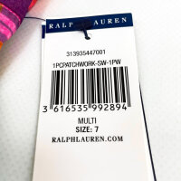 Polo Ralph Lauren, 312935447001, One-Piece Swimsuit, Patchwork Plaid, Size 7 (130/64), Girls, Multicolor/Pink