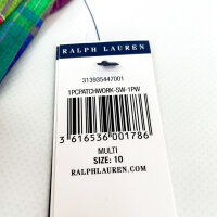 Polo Ralph Lauren Patchwork Plaid One-Piece Swimsuit, Size 10 (140/64), Girls, Multicolor/Pink, 312935447001