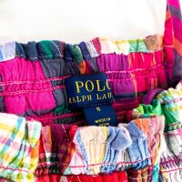 Polo Ralph Lauren Smocked Patchwork Cotton Madras Dress, Girls Size 8, Multicolor 313935656001
