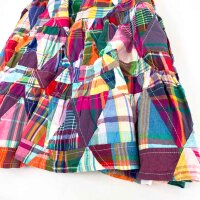 Polo Ralph Lauren Smocked Patchwork Cotton Madras Dress, Girls, Size 10, Multicolor, 313935656001