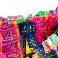 Polo Ralph Lauren Smocked Patchwork Cotton Madras Dress, Girls, Size 10, Multicolor, 313935656001