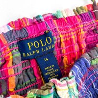 Polo Ralph Lauren Smocked Patchwork Cotton Madras Dress, Girls, Size 14, Multicolor, 313935656001