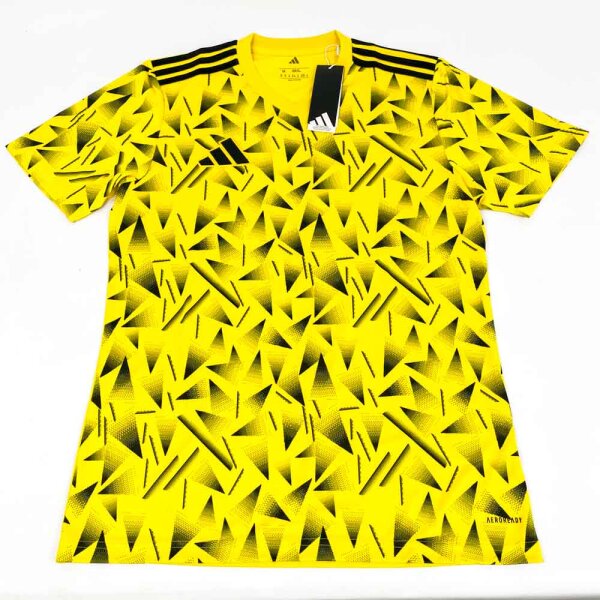 adidas Team Icon 25 football jersey, mens, size M, yellow/black, JG3551