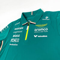 Aston Martin F1 2025 Team Polo Mens Size M Green 701233031 002