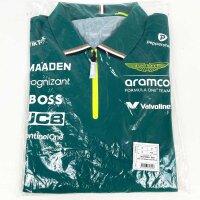 Aston Martin F1 2025 Team Polo Mens Size M Green 701233031 002