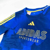 adidas JD0499 T-Shirt House of Tiro Colors of Football Kinder Blau Größe 152