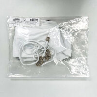 Gucci Bikini 819919 XHAKB 9000 in iridescent jersey, womens, size M, white